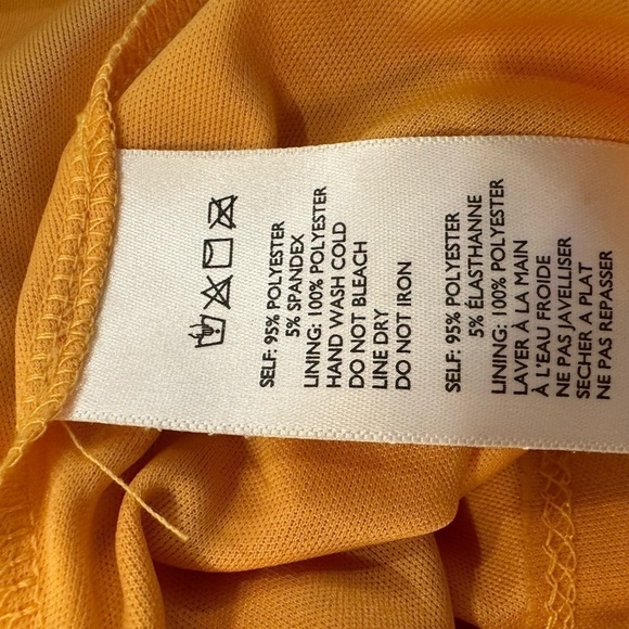 Urban Outfitters Ruffle Orange Floral Aubrey cap sleeve Mini Dress size S - Picture 4 of 9